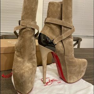 Like New- Christian Louboutin Equestria Vel Boots